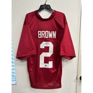 Zabien Brown Alabama Crimson Tide Signed Jersey Beckett COA